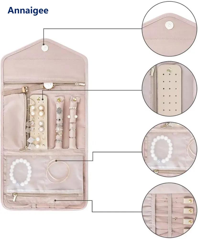 Customized Jewelry Rolls For Travel - Annaigee Jewelry Packing 11