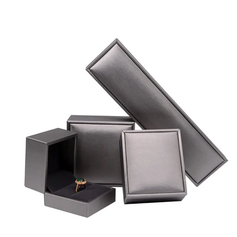 Annaigee - Custom Hand Made Luxury Gold Pu Leather 'jewlery' Bangle Box Ring Bracelet Earring Jewelry Box 1