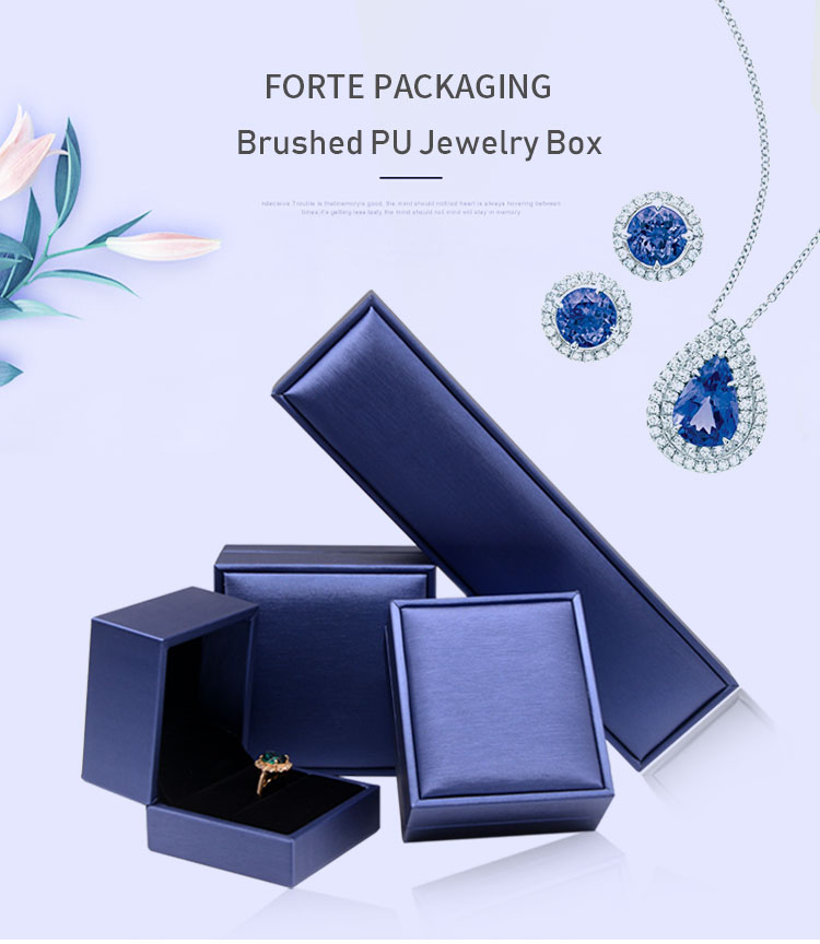Custom Hand Made Luxury Gold Pu Leather 'jewlery' Bangle Box Ring Bracelet Earring Jewelry Box