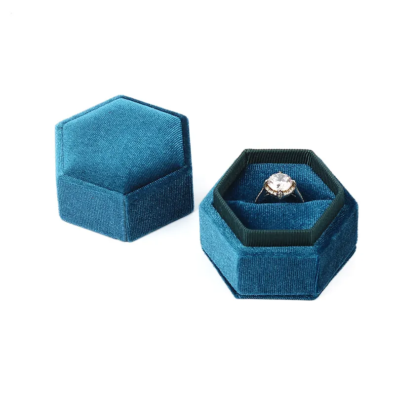 Custom green velvet ring box Supplier Manufacturer | Annaigee 7
