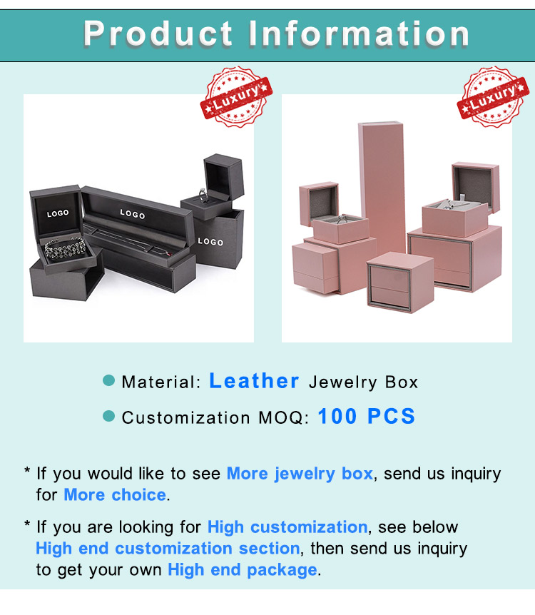 Custom Material High-end Drawer Style Ring Earrings Jewellery Box - Annaigee 8