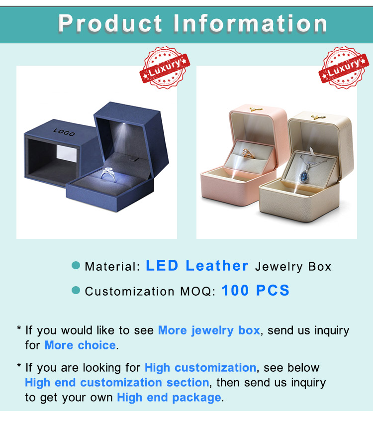 OEM Service Custom LED Jewellery Packaging Box Design - Annaigee 8