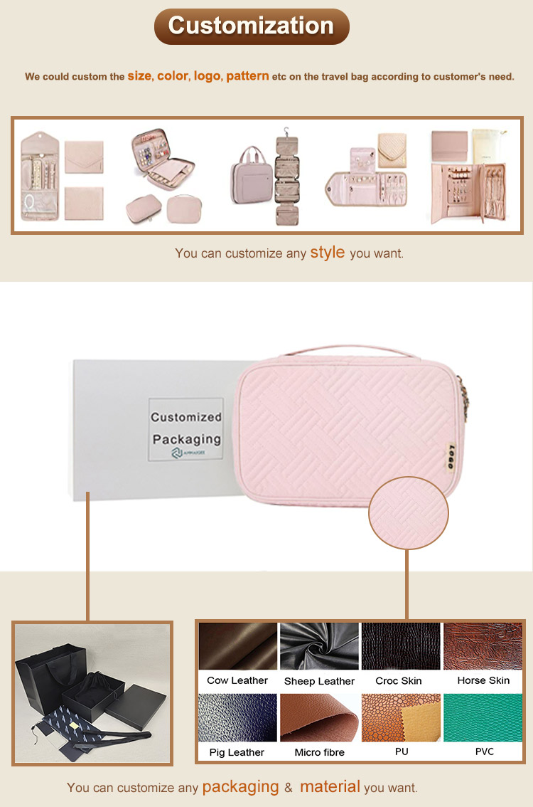 Hot Sell Travel Jewellery Organizer Storage Bag Roll Wholesale - Annaigee 13