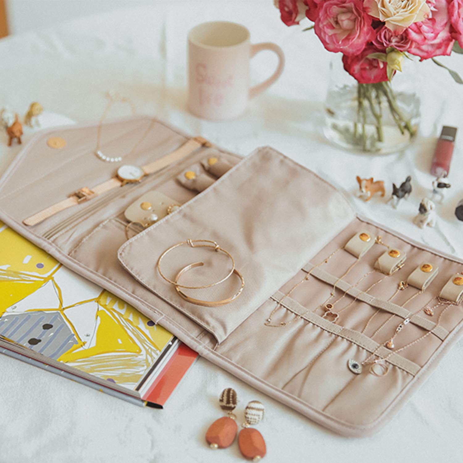 Cost-effectiveness Custom Travel Jewelry Roll Travel Bag Wholesale - Annaigee 12