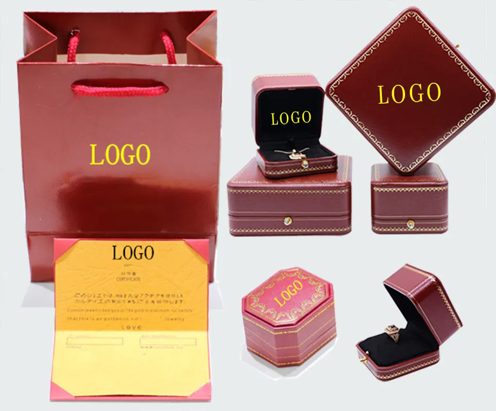 Cartier Style Imitation Brand Custom Jewelry Gift Boxes Wholesale - Annaigee 1