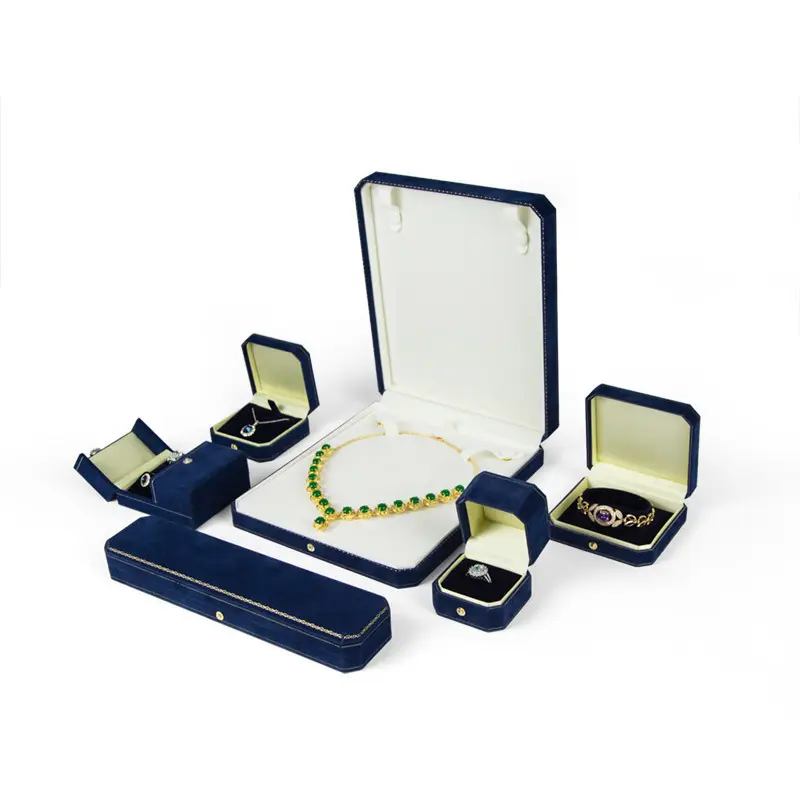 Best blue velvet ring box Supplier | Annaigee 4