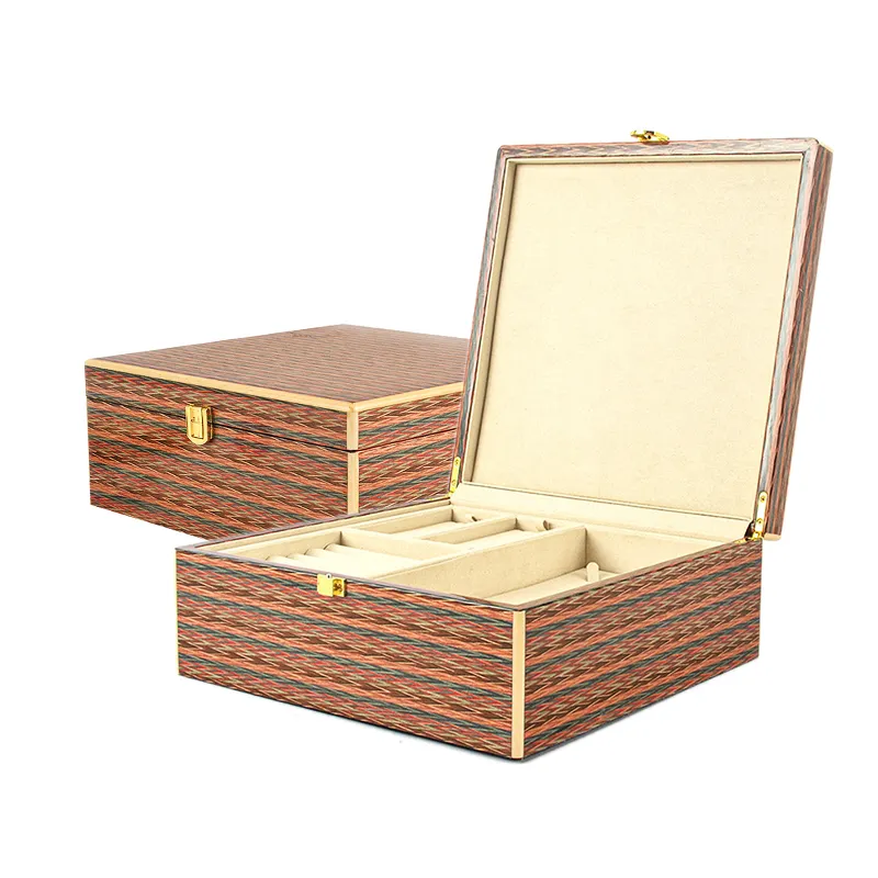 Caja organizadora de joyería de madera personalizada de alta calidad - Annaigee 1