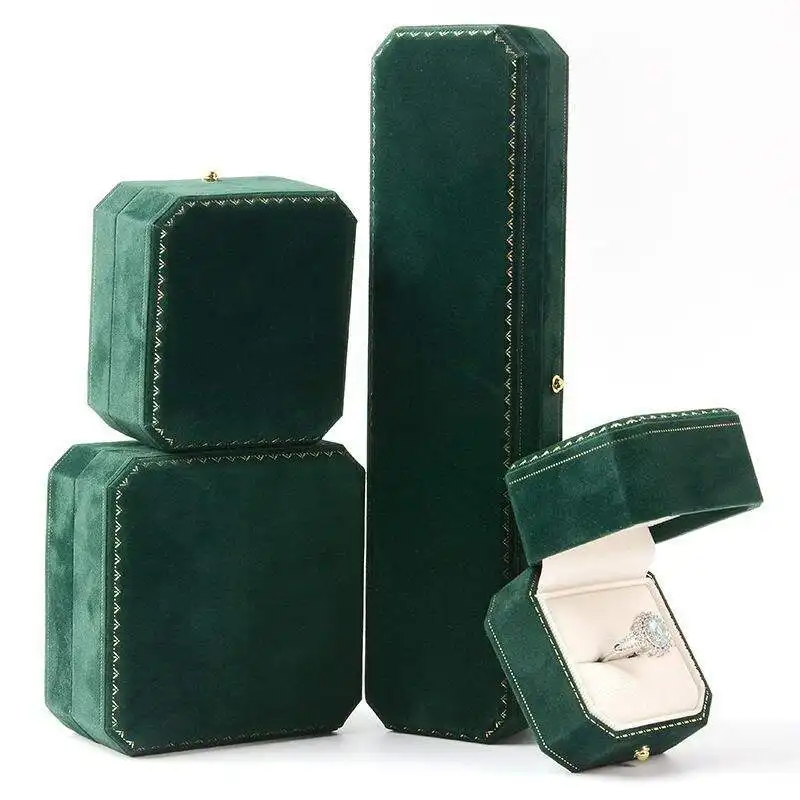 Best blue velvet ring box Supplier | Annaigee 6