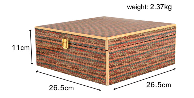  Caja de joyería de madera personalizada para guardar anillos, organizador de cajas de regalo para joyería, estuche de embalaje