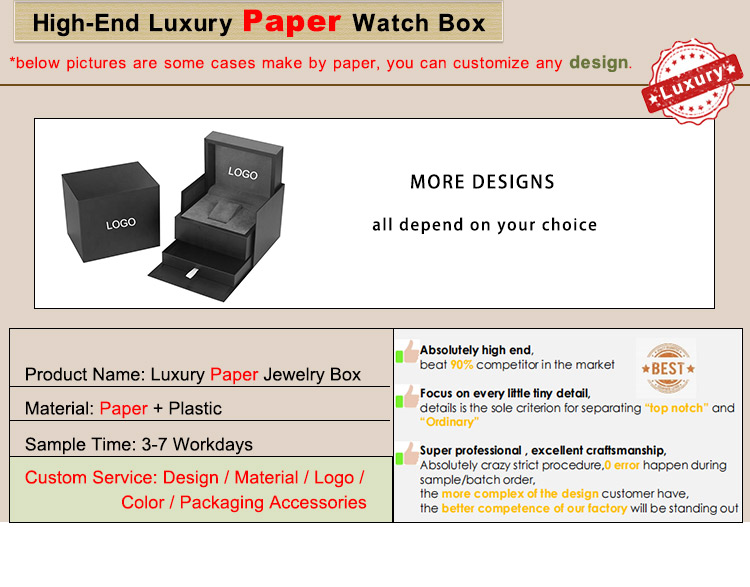 Annaigee - Wholesale OEM High End Custom Logo Gift Packing Paper Watch Box Watch Box 10