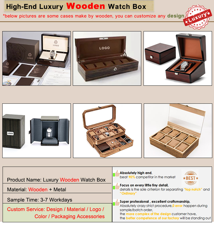 Annaigee - Wholesale OEM High End Custom Logo Gift Packing Paper Watch Box Watch Box 12