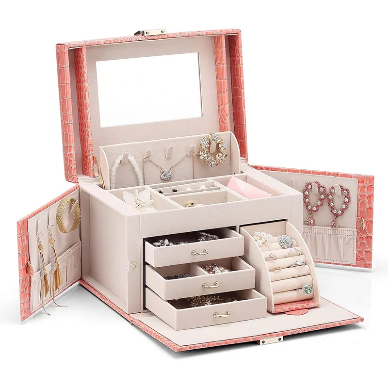 small leather travel jewelry case at Wholesale Prices | Annaigee 2