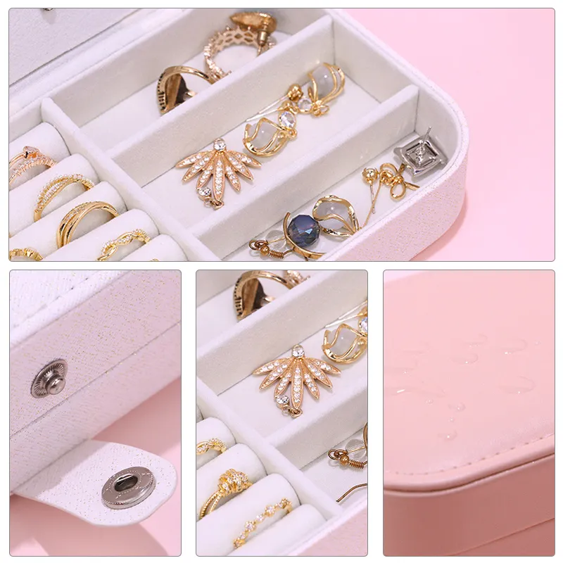 ODM leather travel jewelry case Wholesaler | Annaigee 3