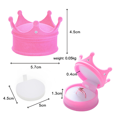 2022 Wholesale New Custom Small Velvet Jewelry Storage Packaging Box Jewelry Ring Earring Gift Travel Boxs Set With Logo
