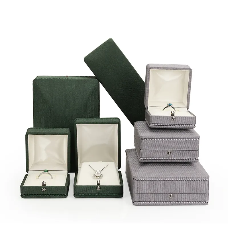 Annaigee - Velvet Inside Cheap Wholesale Paper Printed Custom Logo Jewellery Boxes Jewelry Packaging Box Jewelry Box 1