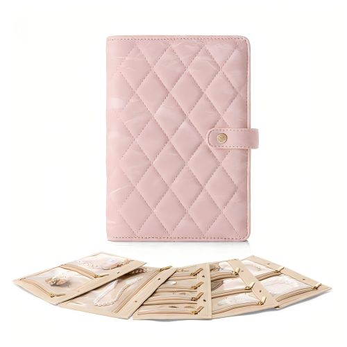 Sand Pink Portable Jewelry Organizer Bags