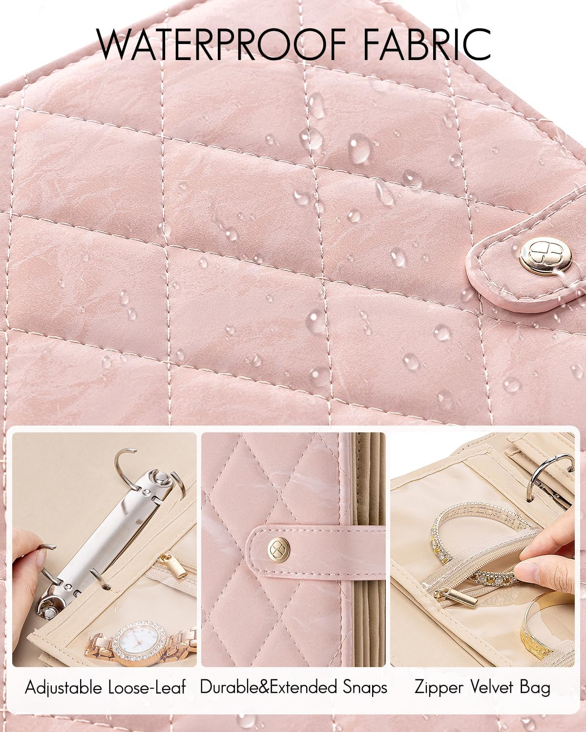 Book-shape Jewelry Bags Details