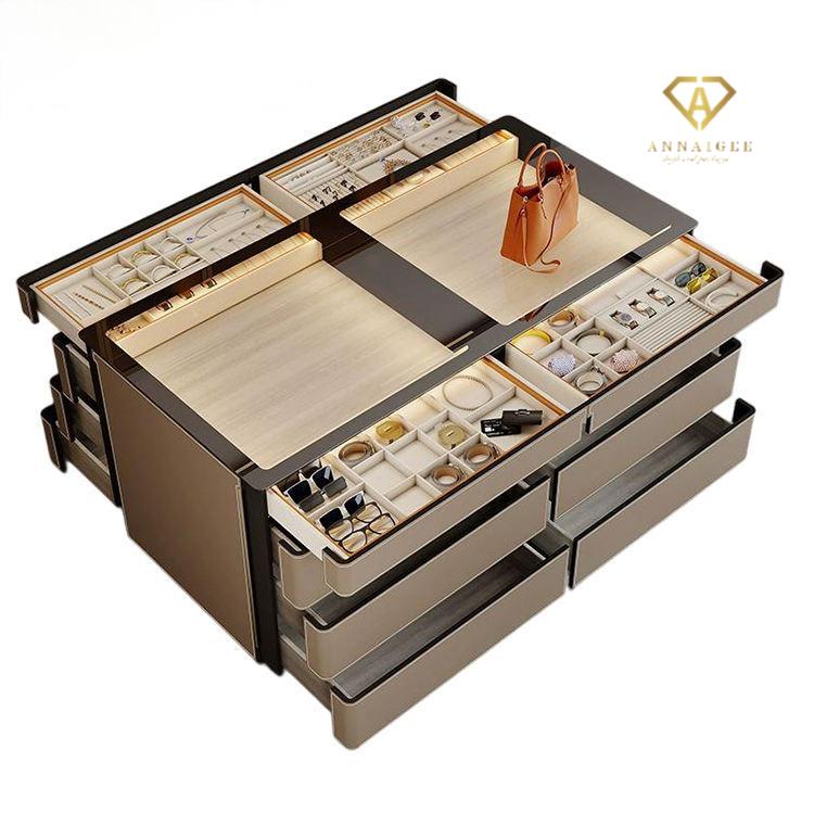 Tall Jewelry Cabinet with Ample Storage