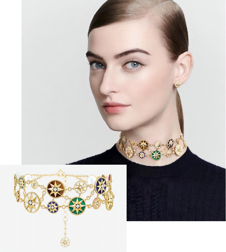 International giants like DIOR and LV have released new collar necklace designs.
