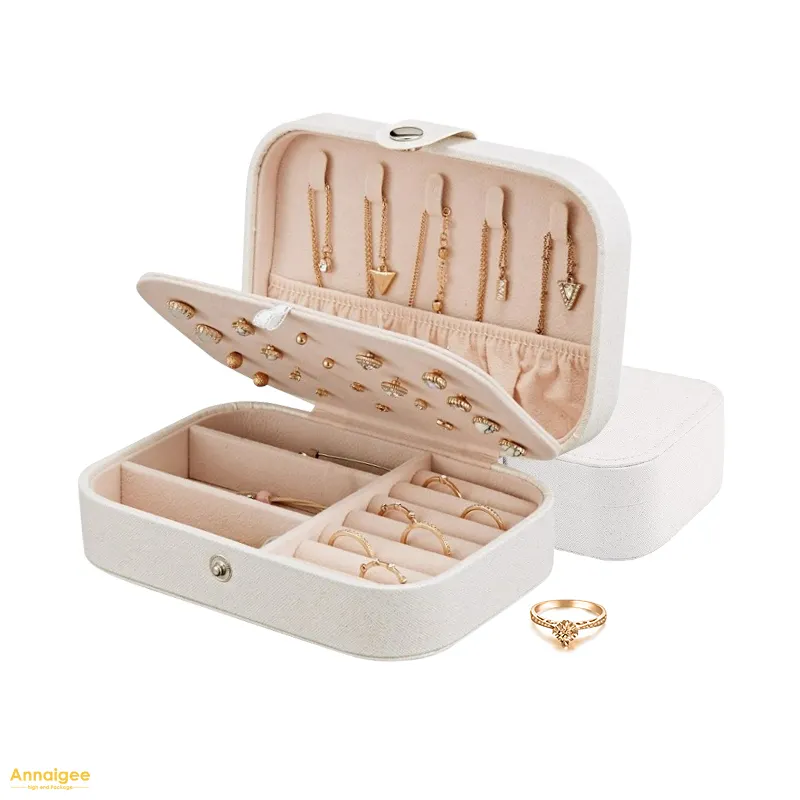 ODM leather travel jewelry case Wholesaler | Annaigee 1
