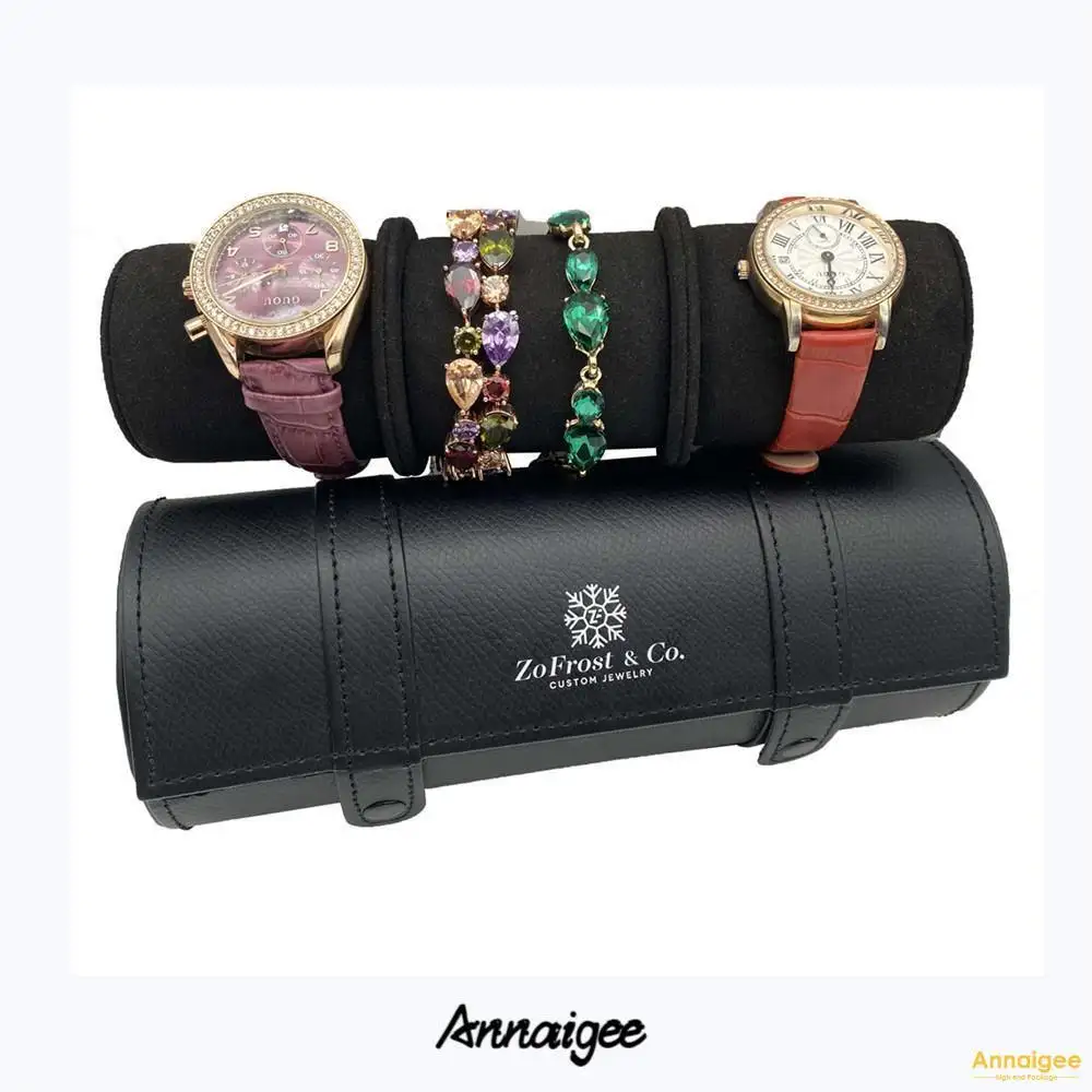 Custom small leather jewelry case Wholesaler Manufacturer | Annaigee 1