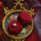 Custom green velvet ring box Supplier Manufacturer | Annaigee 1