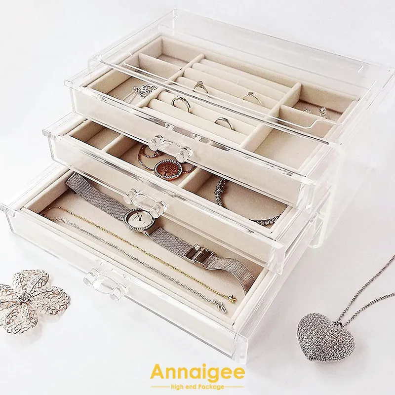 Annaigee | TOP clear jewelry case Company 1