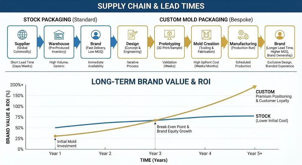 Stock Packaging vs. Custom Jewelry Packaging: A Technical & Supply Chain Article 4