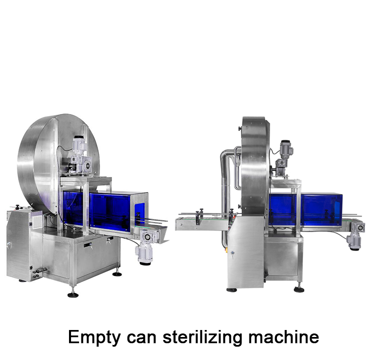 Industry Food Sterilizer for Empty Tin Cans in Milk Powder Production Packaging