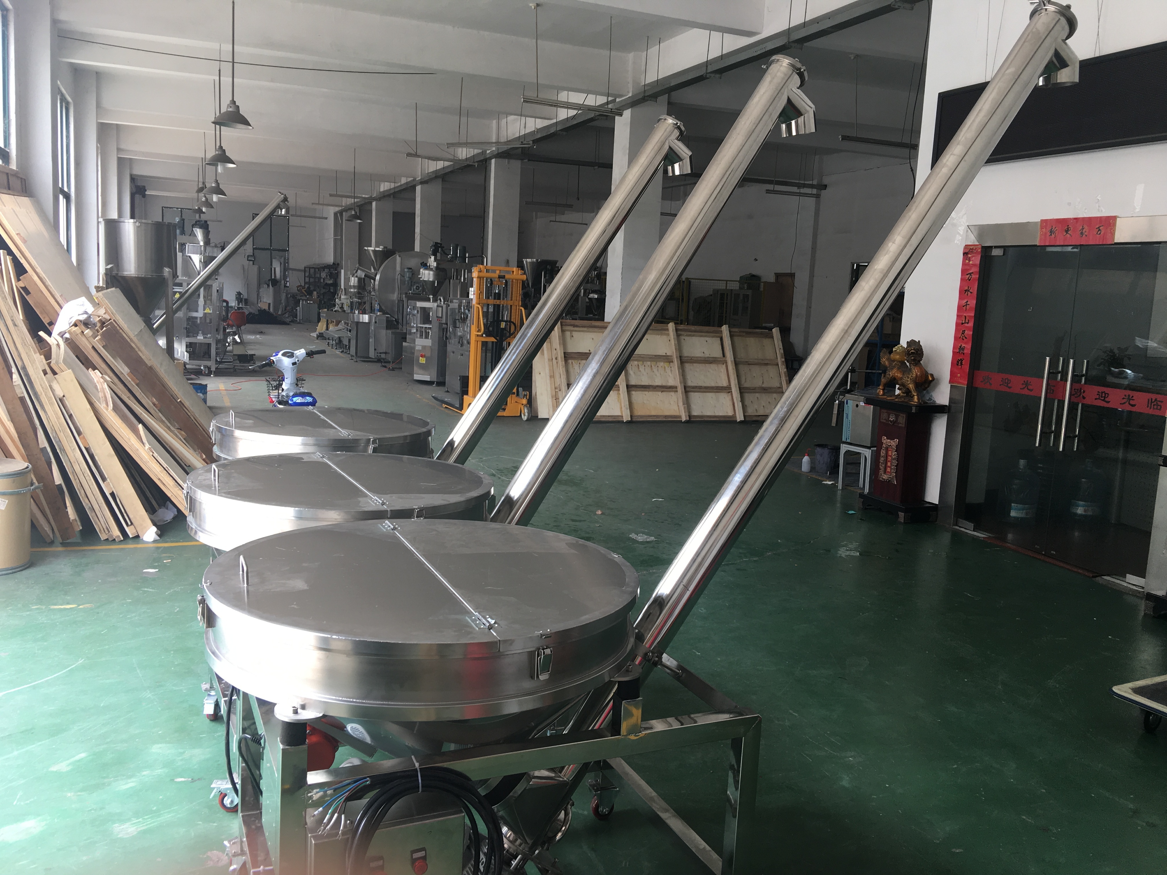 Dingjiang - China supplier food powder screw feeding conveyor Auger conveyor 16