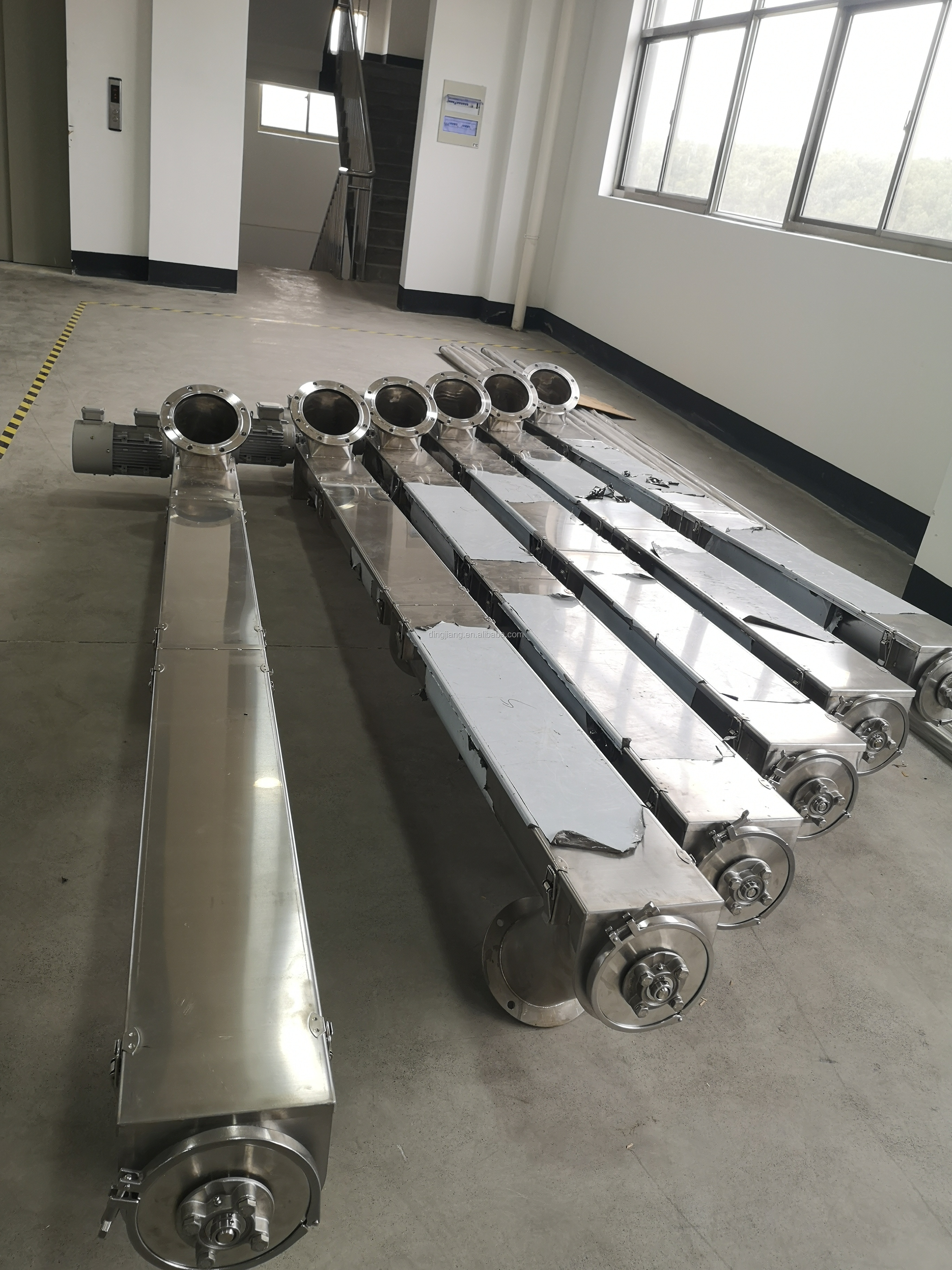 Dingjiang - China supplier food powder screw feeding conveyor Auger conveyor 14