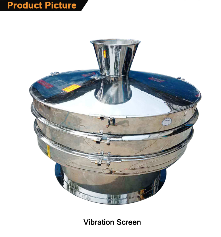 2021 China Supplier Stainless Steel Round Vibrating Sieve Machine Price