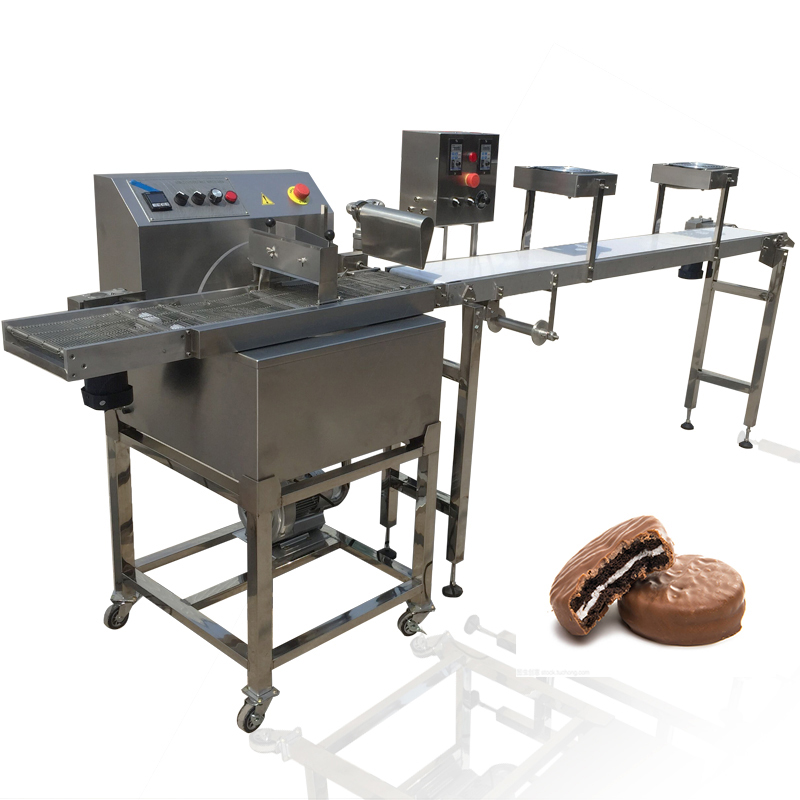 Dingjiang - Stainless Steel Chocolate Enrobing Coating Machine Chocolate Covering Machine Chocolate coating machine 8
