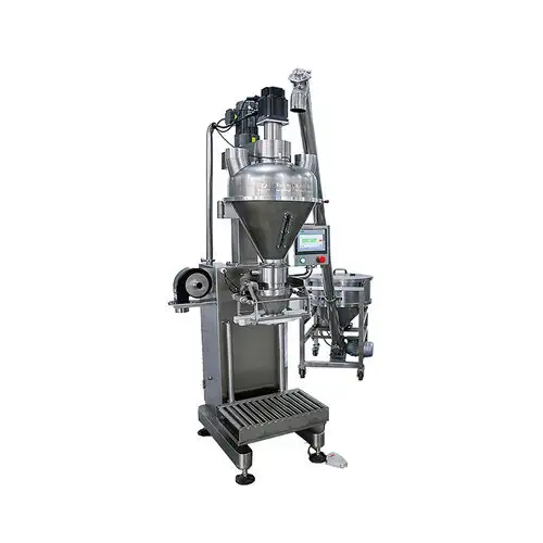 DJ-1B3+50W Semi-auto 0.1-10kg Powder Auger Filling Machine 1