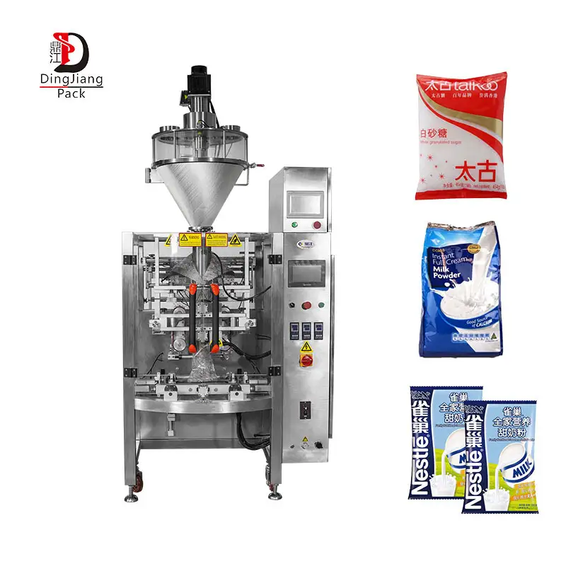 Dingjiang - Automatic filling and nitrogen sealing machine milk protein powder filling machine 500g automatic powder bag pack 1