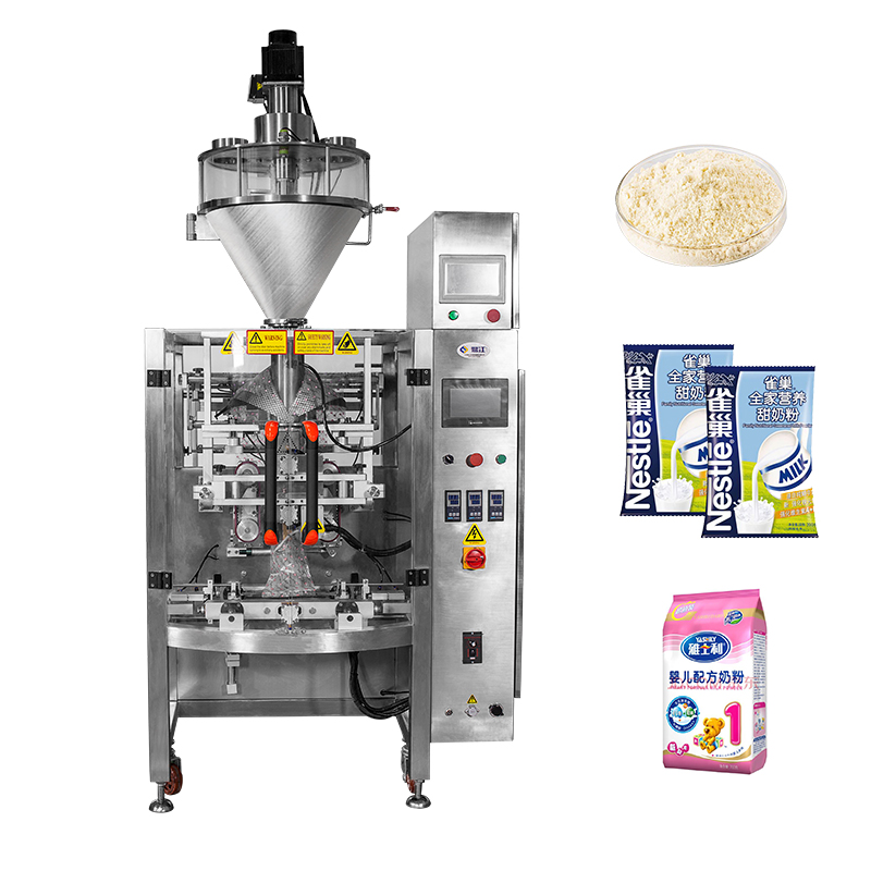 Dingjiang - Automatic filling and nitrogen sealing machine milk protein powder filling machine 500g automatic powder bag pack 10