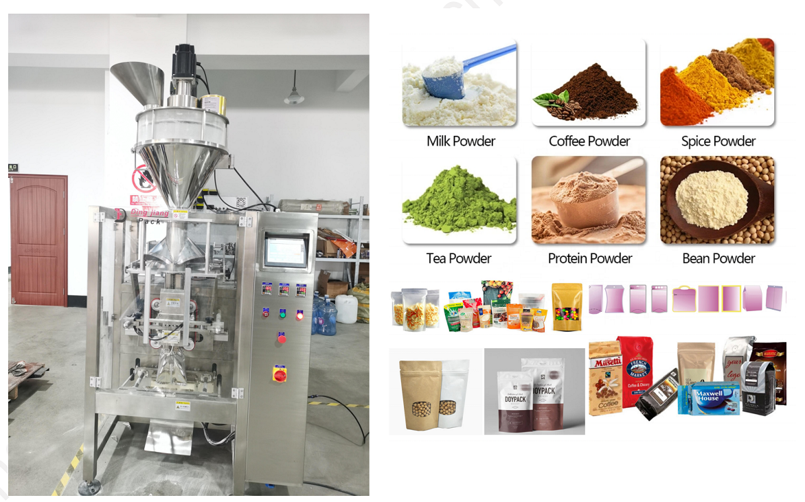 Professional Automatic powder  bag  pack machine manufacturers 1