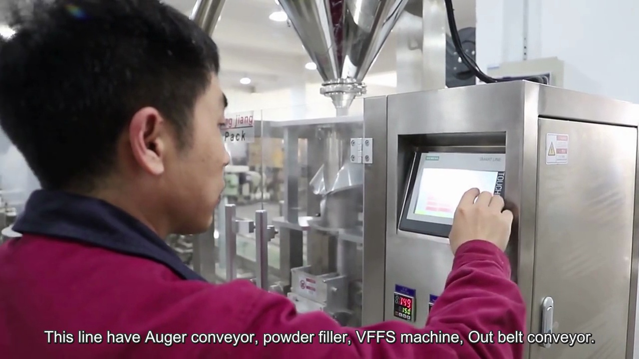 China DJ-3B250 automatic powder bag pack machine manufacturers - Dingjiang 1