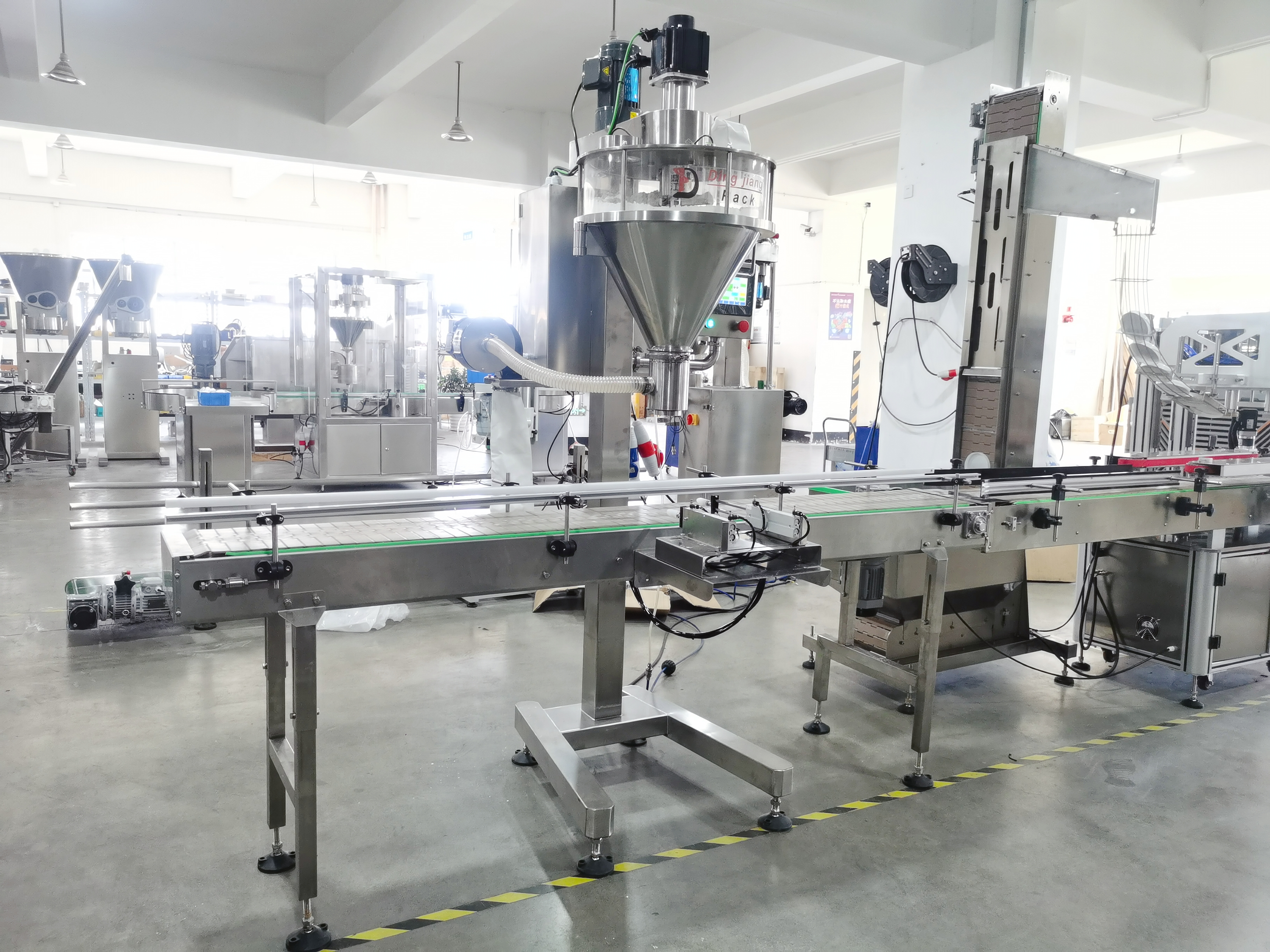 Protein powder filling line with high-precision servo-driven metering system