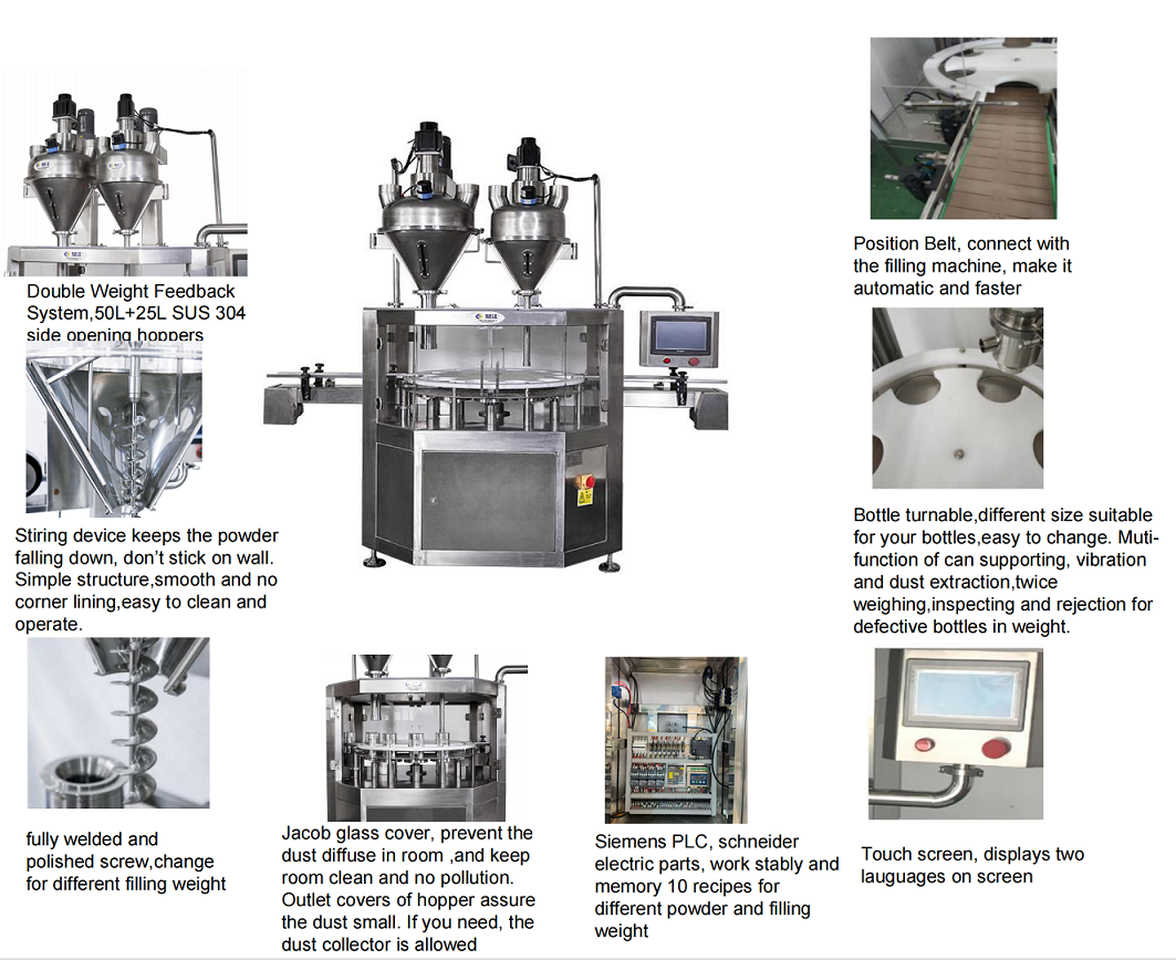 Professional milk powder tin filling machine manufacturers 8