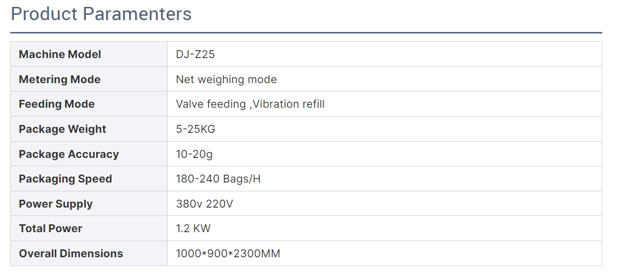 Semi automatic 25kg granule  packing machine Supplier & manufacturers | Dingjiang 9