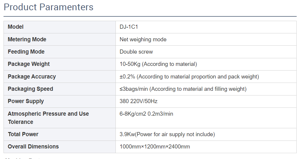 Best Semi automatic 25kg milk powder  pack machine ready ship to malaysia Factory Price - Dingjiang 5