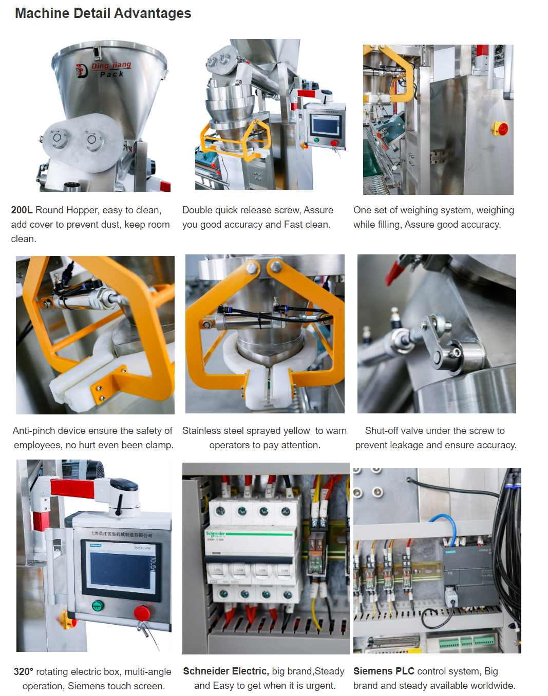 Best Semi automatic 25kg milk powder  pack machine ready ship to malaysia Factory Price - Dingjiang 4