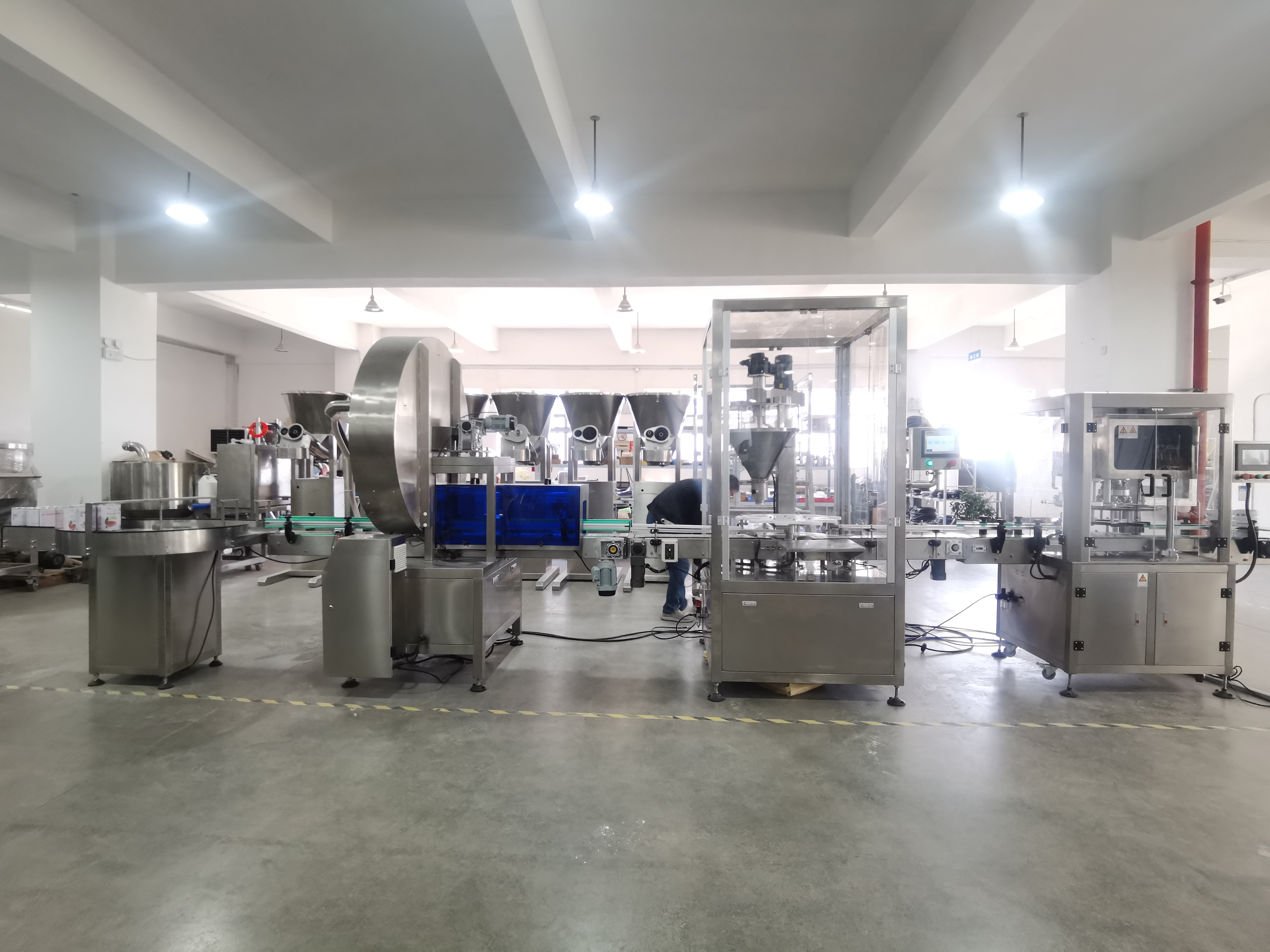 Professional Automatic 400g milk powder tin packing machine manufacturers 4