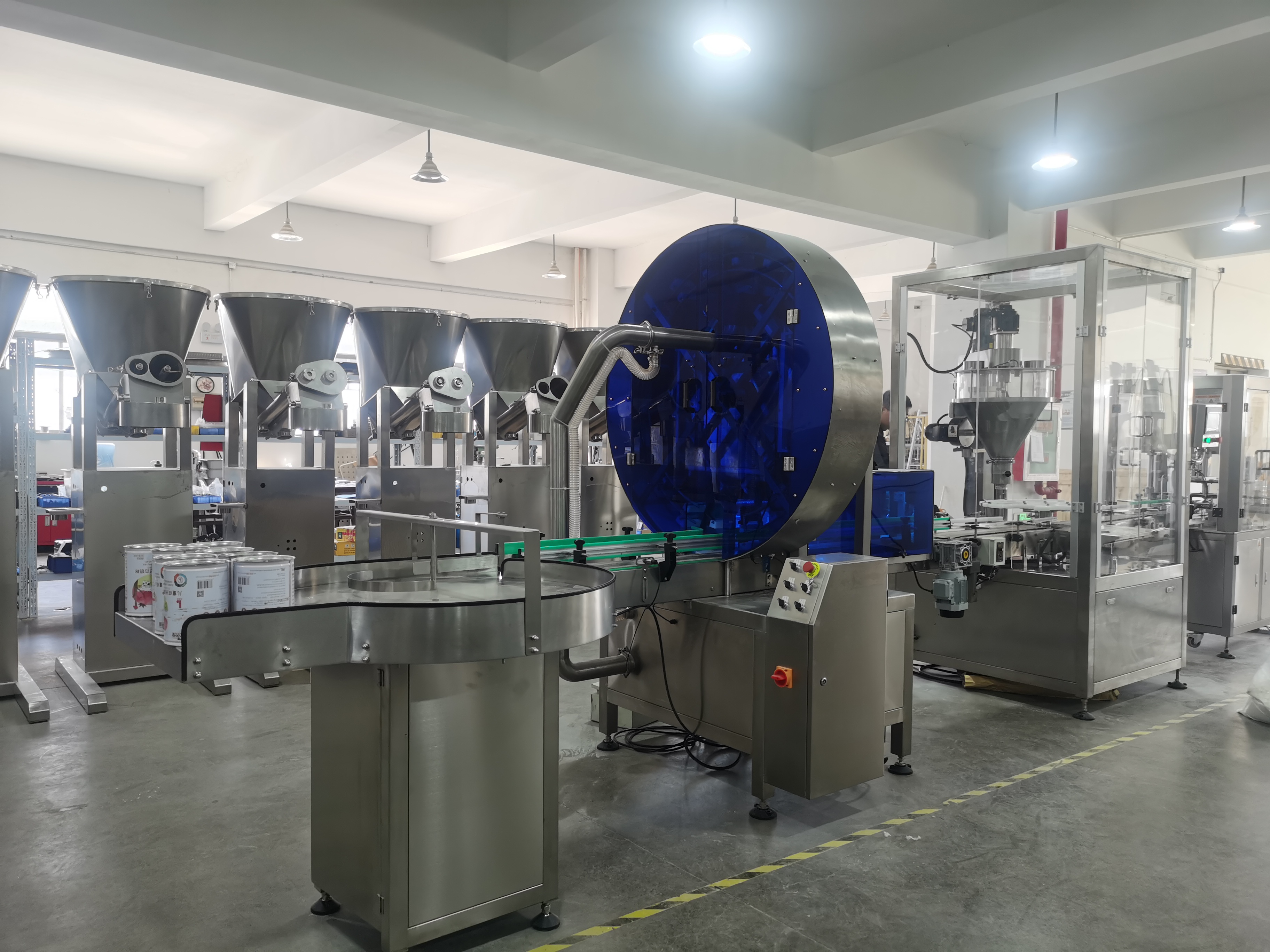 Professional Automatic 400g milk powder tin packing machine manufacturers 3