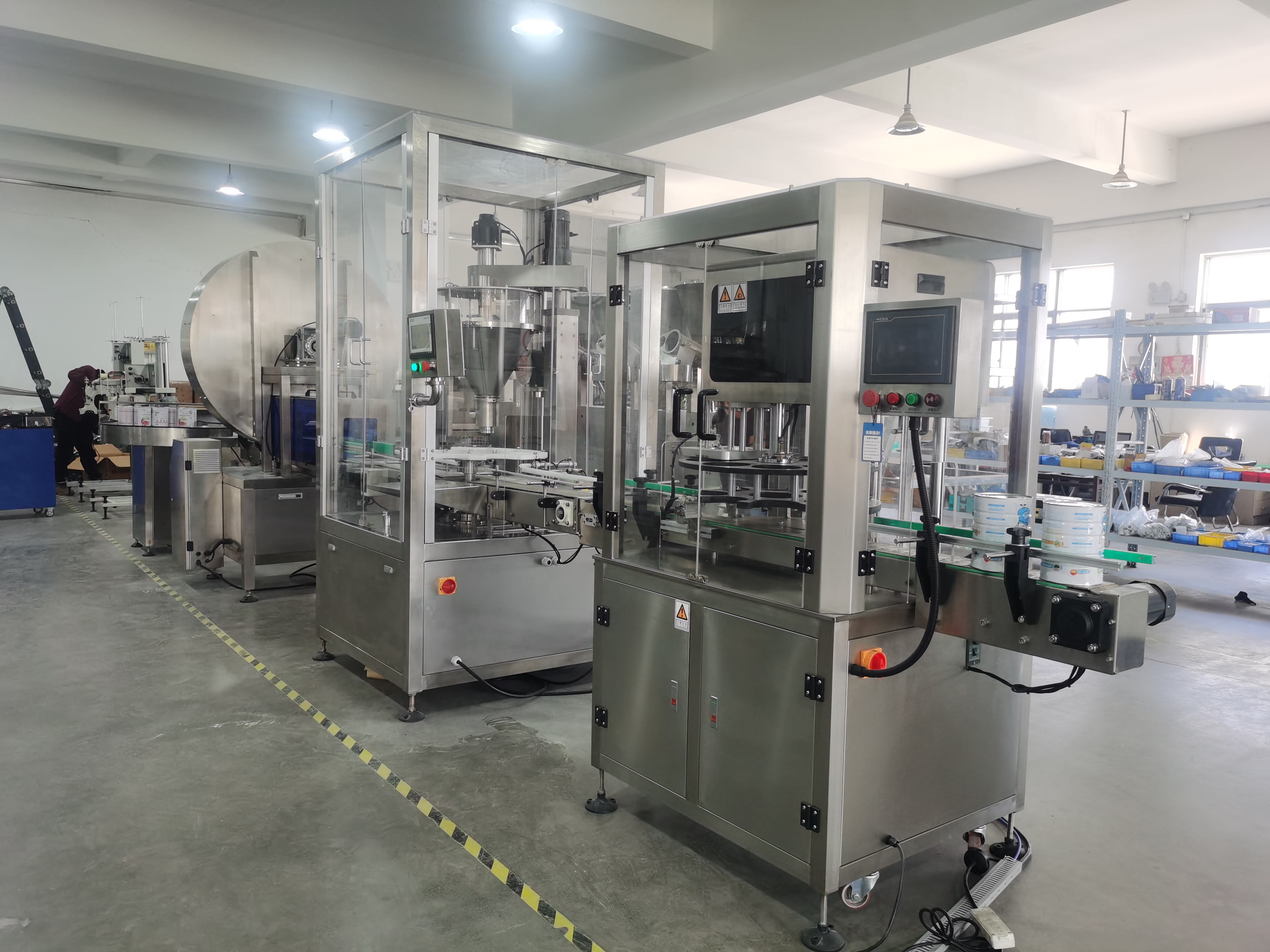 Professional Automatic 400g milk powder tin packing machine manufacturers 5