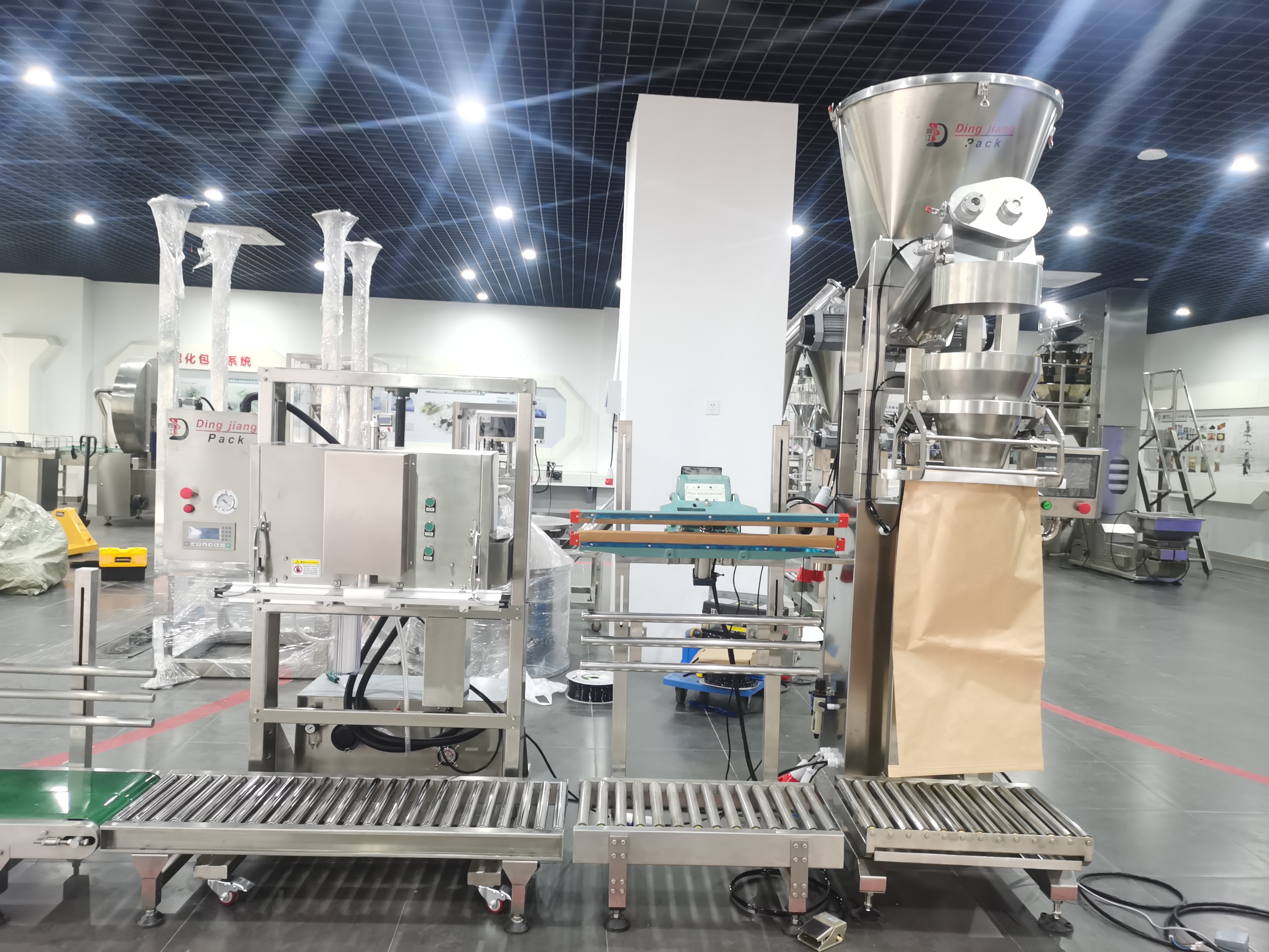  25kg powder pack machine ready ship to india Supplier & manufacturers | Dingjiang 