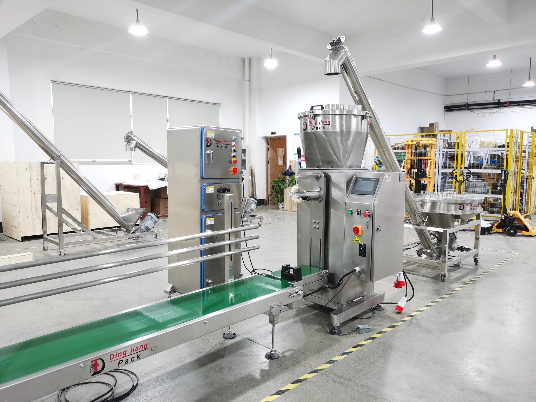  Best Quality semi automatic 25kg valve bag pack machine Factory 