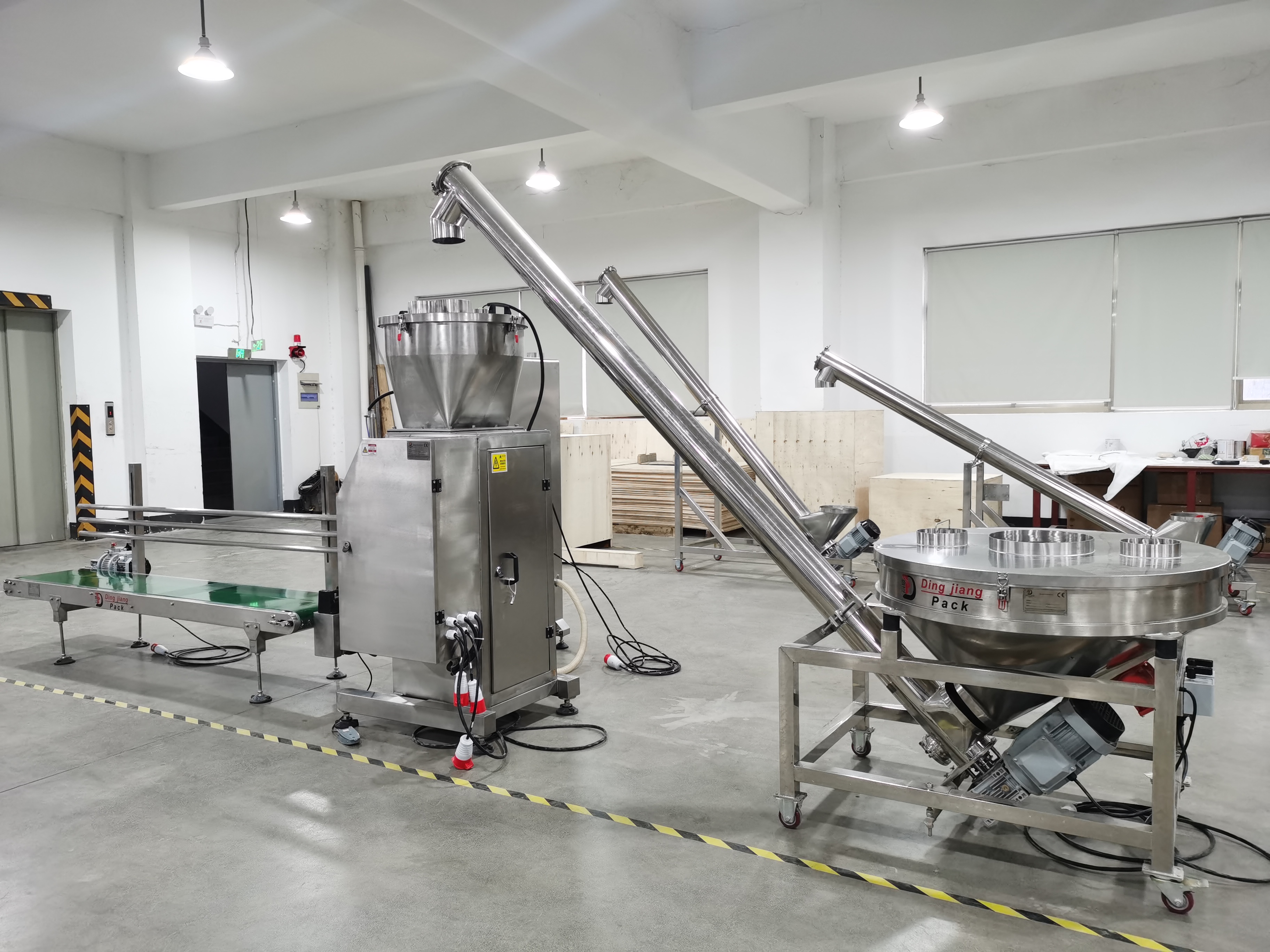 Best Quality semi automatic 25kg valve bag pack machine Factory 4