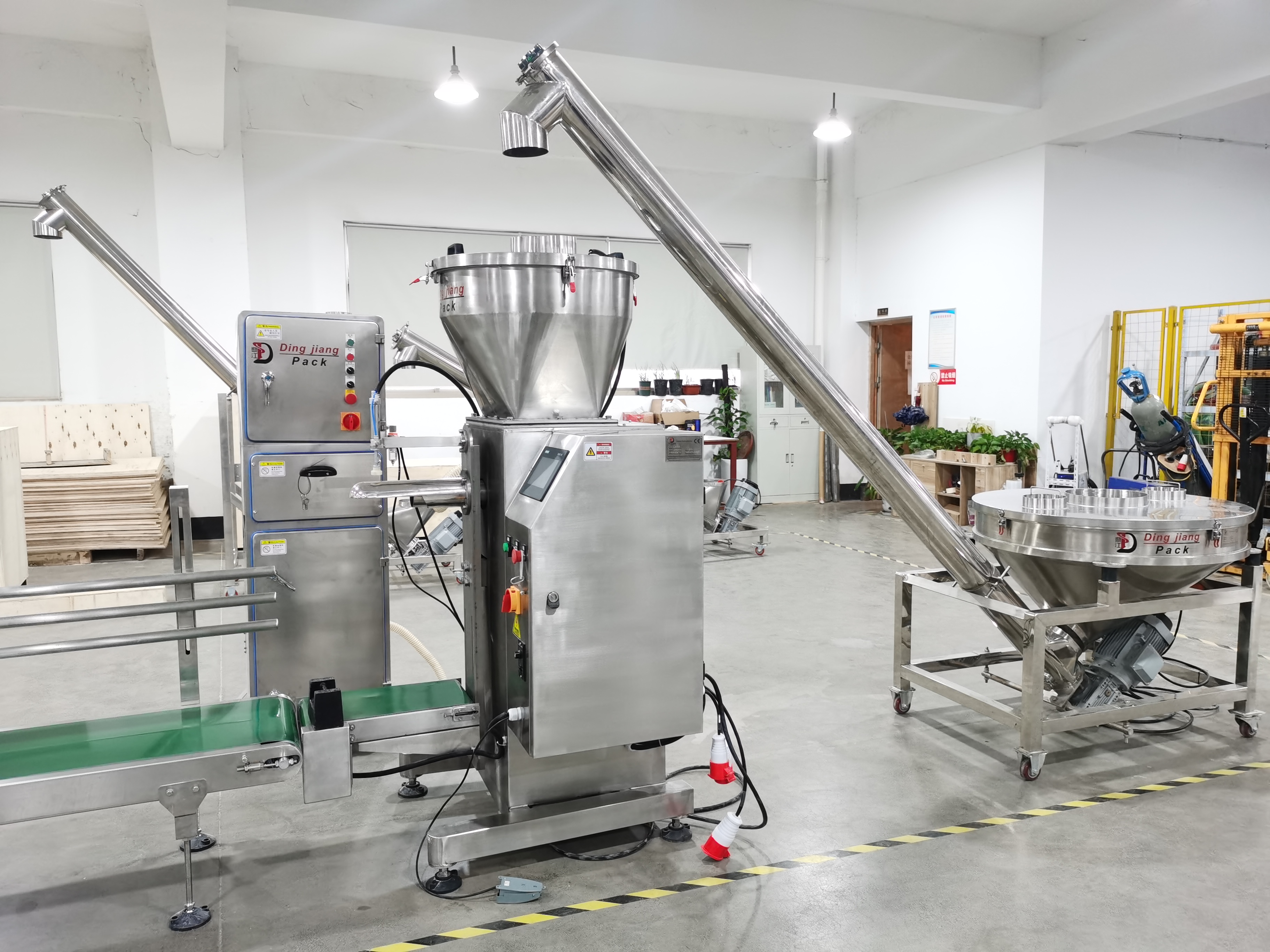 Best Quality semi automatic 25kg valve bag pack machine Factory 5